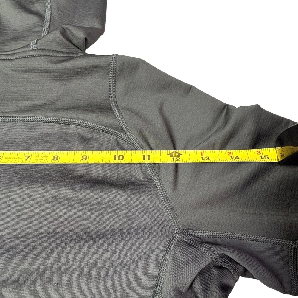 Nike Pro‎ Hyperwarm Fitted Long Sleeve Hoodie Kids L Dark Gray